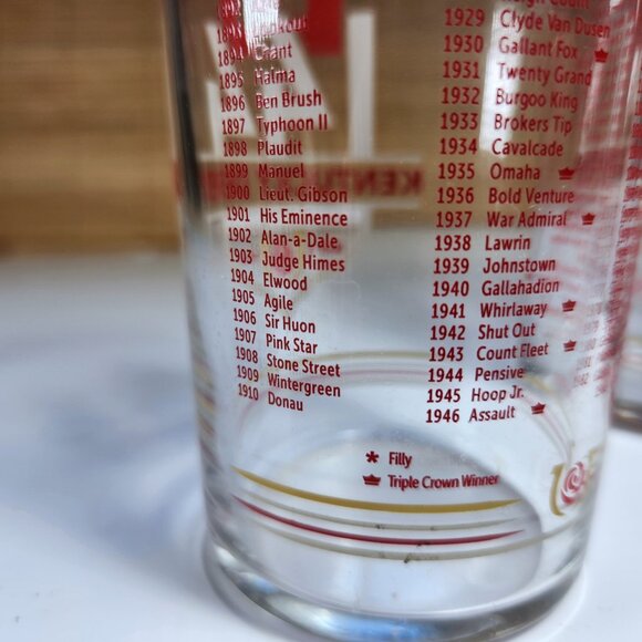 Kentucky Derby Julep Drinking Glasses 144th Churchill Downs 2018 Lot of 4 - Picture 11 of 12
